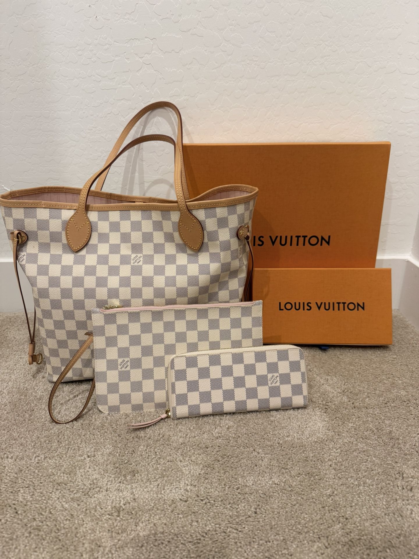 Louis Vuitton Neverfull MM With Wallet