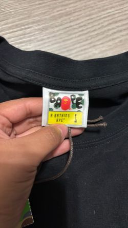 Bape shirt size large Burberry