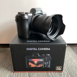 4K Digital Camera for Photography, Autofocus 56MP Vlogging Camera for YouTube/Content Creators/Travel