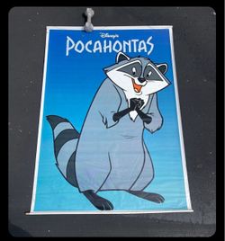 Disney Pocahontas Poster Cinema Original 1995