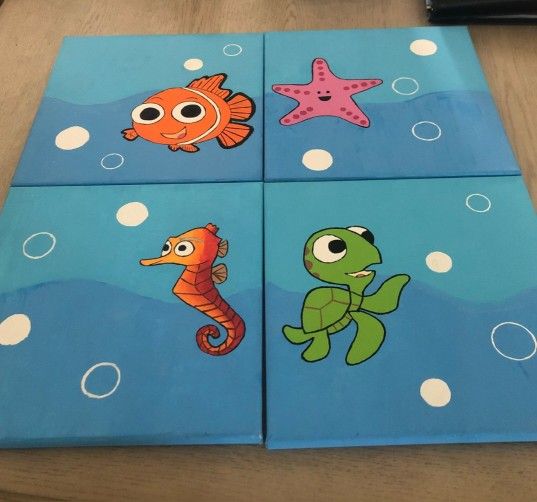 Finding Nemo Theme Canvas