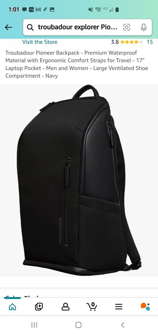 Troubadour Waterproof Backpack