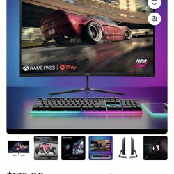 Acer Nitro Gaming Monitor 27" (1920x1080) Curved Full HD Widescreen, 180Hz  ED270R