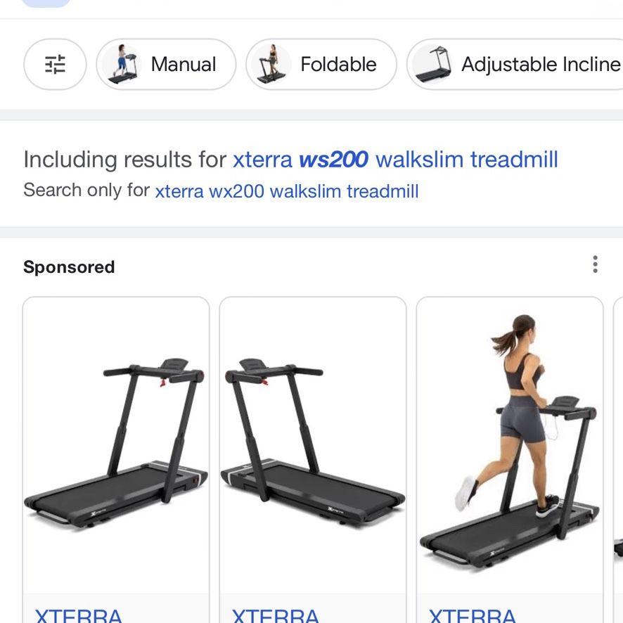 Xterra wx200 Walkslim Treadmill      +     Treadmill mat