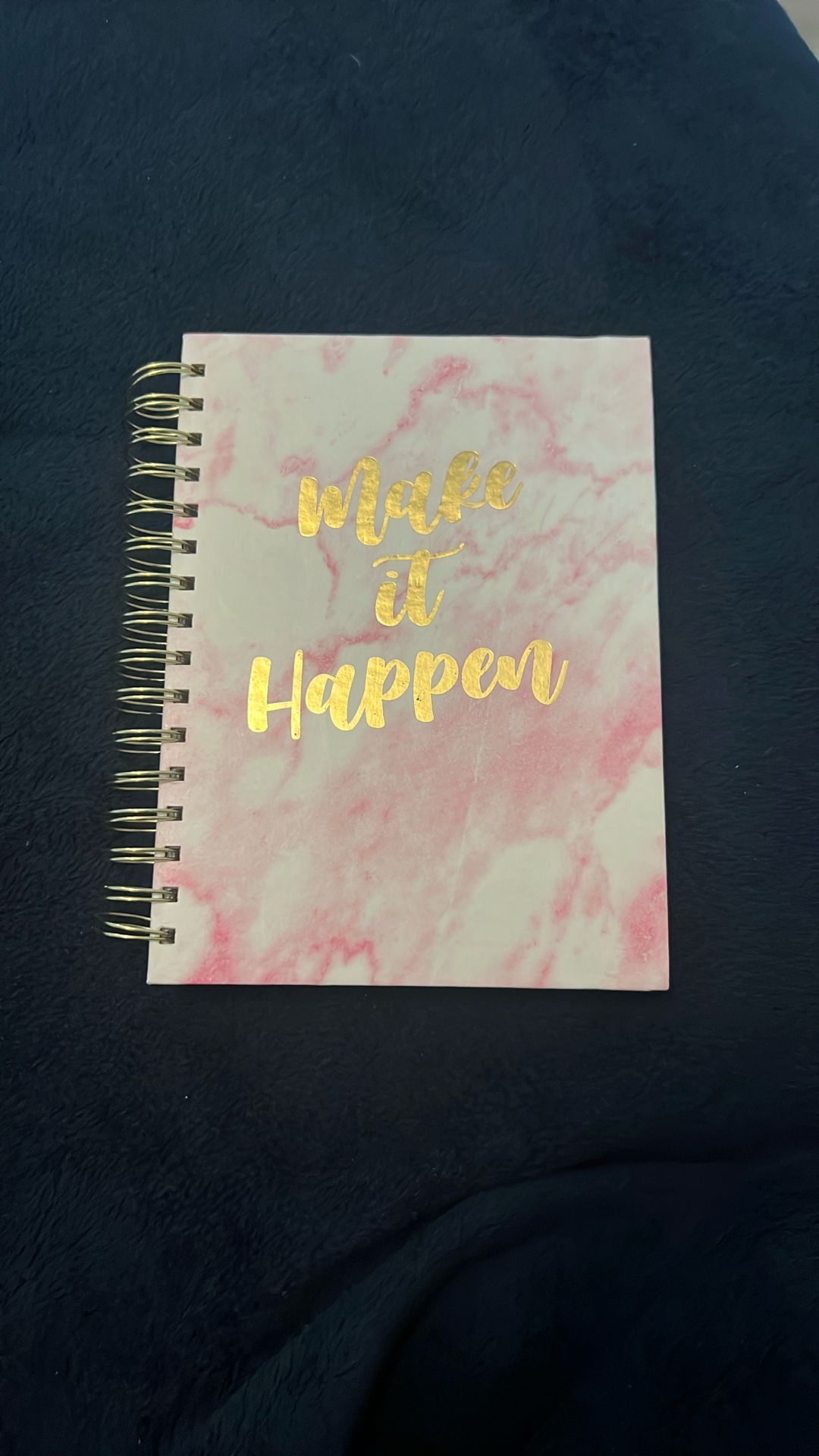 Make It Happen Spiraled notebook