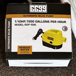 *New In Box Bilge Pump