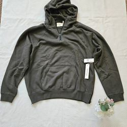New Men's Fear Of God Hoodie Sweatshirt Dark Grey Size L