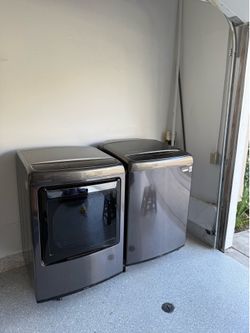 LG Washer Dryer Set Top Load washer