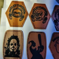 Harley Davidson Halloween Leather Patches  $15 Each 