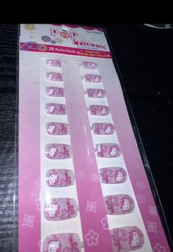 Hello Kitty Press On Nails Adult Size 