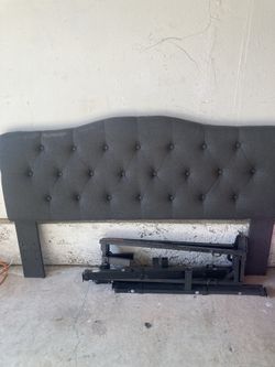 Queen Headboard W Adjustable Bedframe