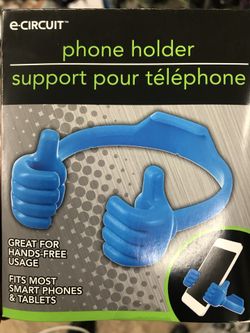 Hand free phone holder