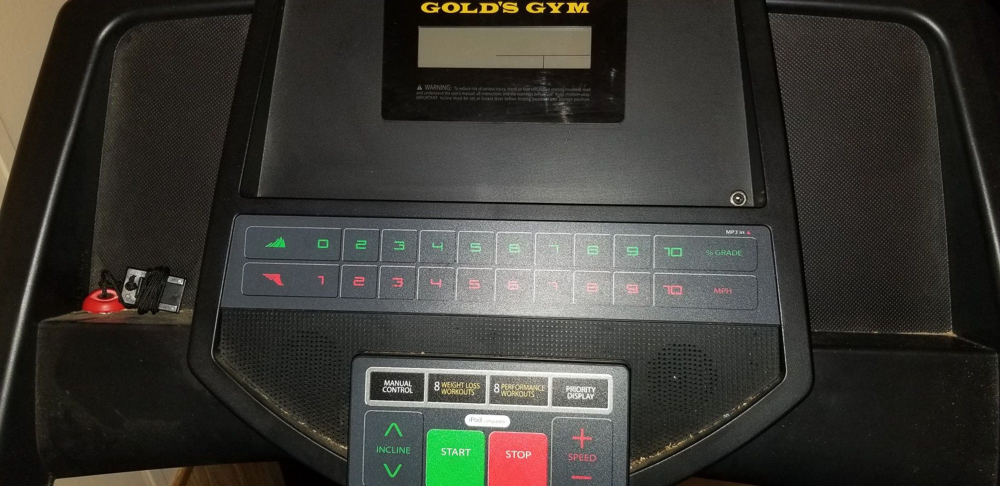 Gold gym trainer 420 treadmill hot sale troubleshooting