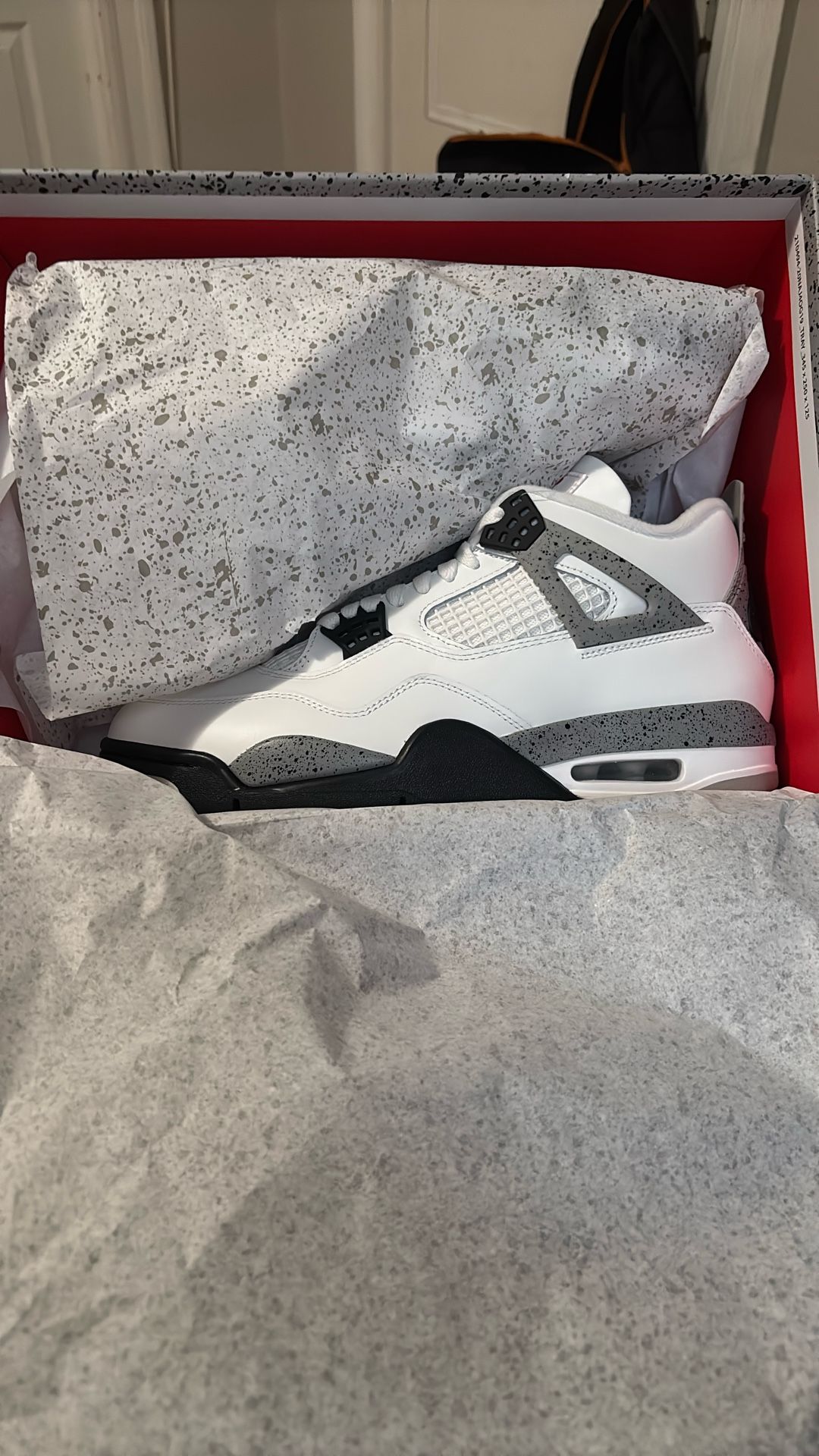 Jordan 4 White Cement DS