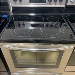 Frigidaire glasstop stainless steel stove