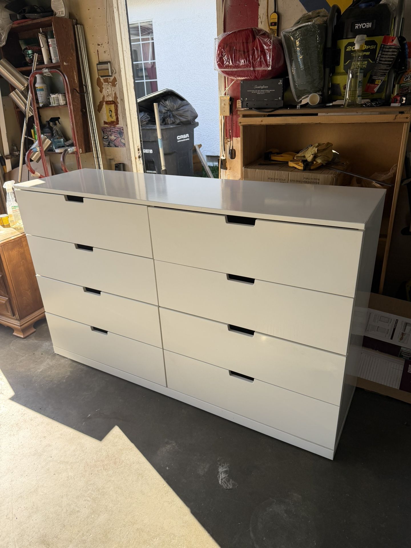 White 8 Drawer IKEA Dresser ! Free Delivery 