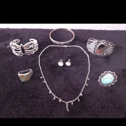 Sterling Silver Jewelry Lot Some Vintage 119grams