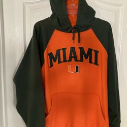 University of Miami Hoodie XL