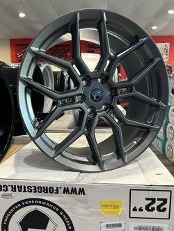 Forgestar Satin Anthracite 22x10 30mm 6x135