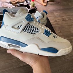 Air Jordan 4 Military Blue Size 8.5 Bred Reimagined