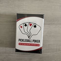 Pickleball Poker- New