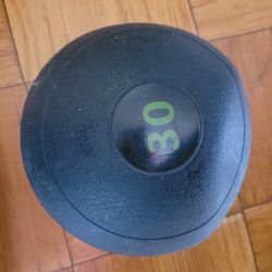 Functional, Slightly Lopsided 30-lb Medicine Ball