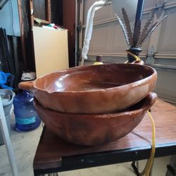 Hand Made Mexican Style Pot And Pan 