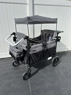New Grey Jeep 4 Seater Stroller Wagon/ 4 Seater Wagon/ Large Wagon 