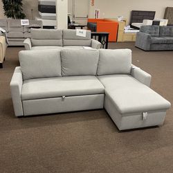 Reversible Sectional Pull Out Bed With Storage