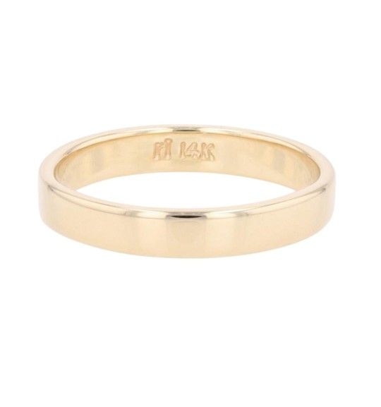 3.1mm Polished Classic Wedding Band Ring 14k Yellow Gold 2.33 Grams Size 5.5
