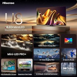 65" Mini-LED ULED 4K Google TV - like brand new