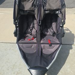 BOB Revolution SE Duallie Double Jogging Stroller + Accessories