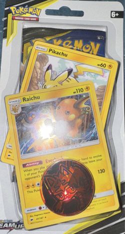 Pokemon Cards Sealed Team Up Rare Raichu