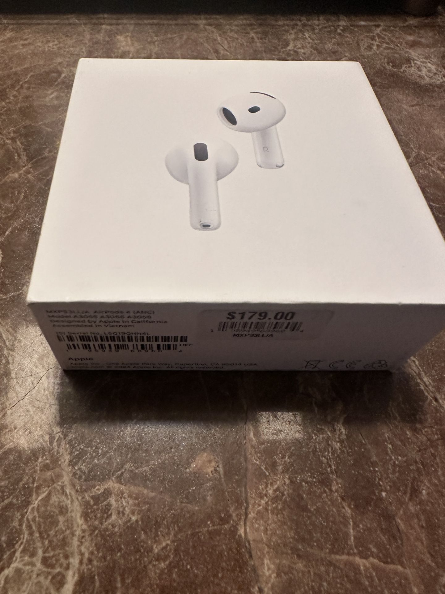 Apple AirPods 4 Wireless Earbuds, Bluetooth Headphones, with Active Noise Cancellation– Brand New & Sealed