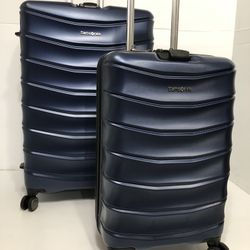 BRAND NEW 2-PC SAMSONITE AMPLITUDE HARDSIDE LUGGAGE SET (CARRY-ON AND LARGE 28" LUGGAGE)