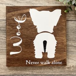 Personalized Dog Leash Holder