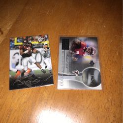 2 Michael Vick Rookie Cards 