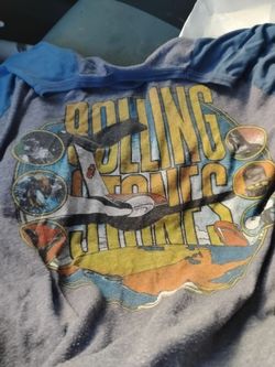 1981 rolling stones concert tour t shirt