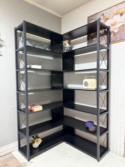 Corner shelf, bookcase, bookshelf, organizer