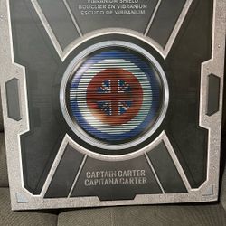 Captain Carter Disney Parks Marvel Avengers Captain Carter Vibranium Shield With Case 24” New