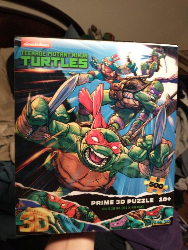 New Ninja Turtles Prime 3D Puzzle 500 Pieces