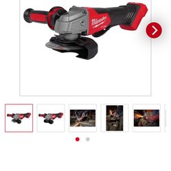 Milwaukee M18 FUEL™ 4-1/2" / 5" Braking Grinder Paddle Switch, No-Lock