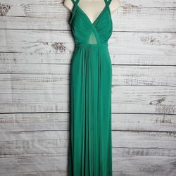 La Femme Gorgeous Green Dress