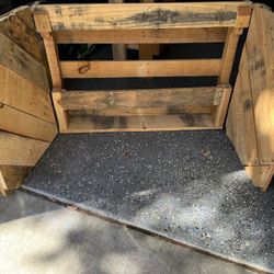 Wall Mounted Rustic Liquor Cabinet