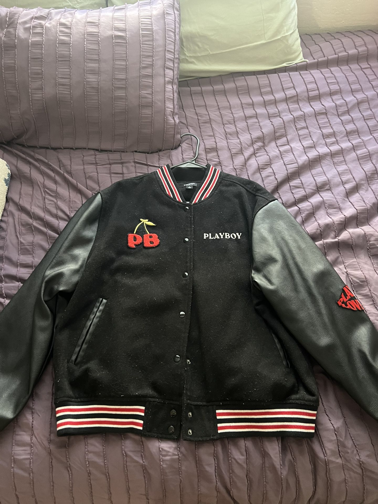 Playboy Lovers Club Leather Jacket