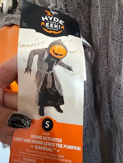 Spooky pumpkin costume