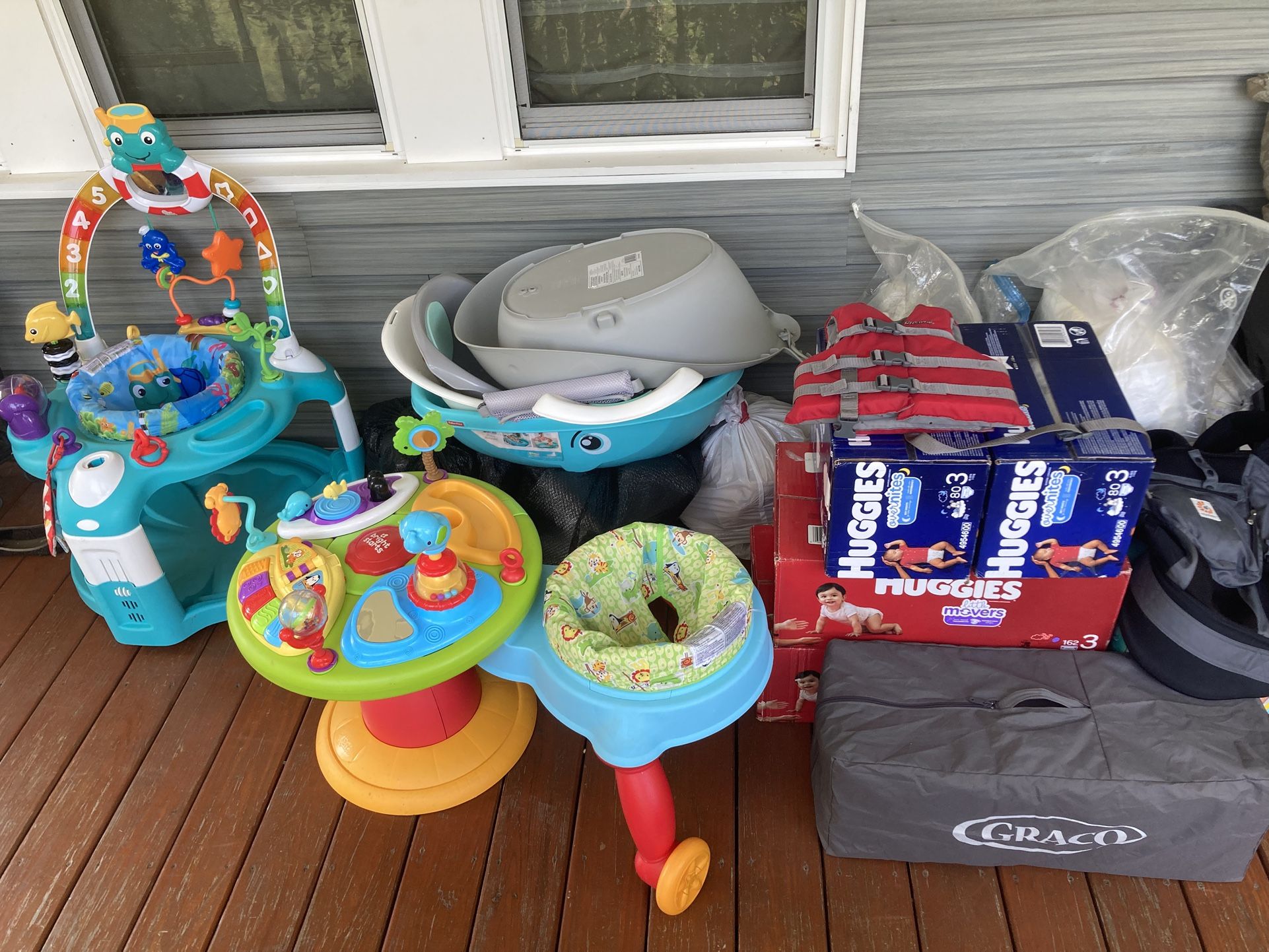 Baby items. Diaper Sizes Are From Newborn To 6