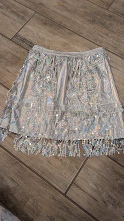 Metallic Skirt Size M