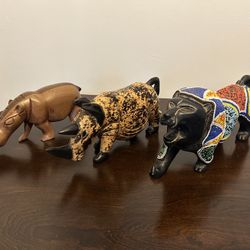 African Safari Statues or Figurines
