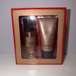Victoria's Secret Bare Vanilla Fragrance Mist & Lotion Travel Size Gift Set